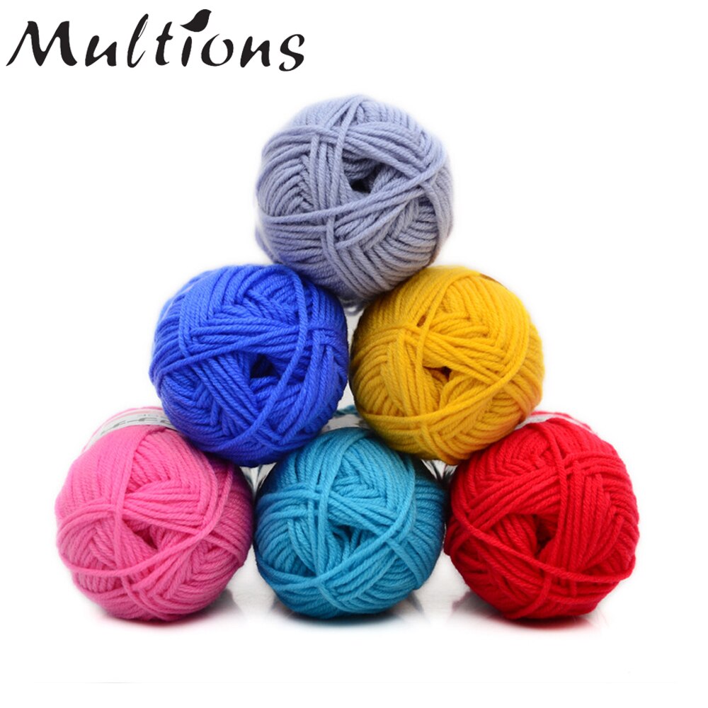 Acrylic Baby Wool Blended Yarn Apparel Sewing Yarn Hand Knitting Yarn Knit Crochet Yarn for Children DIY Knitting Supplies