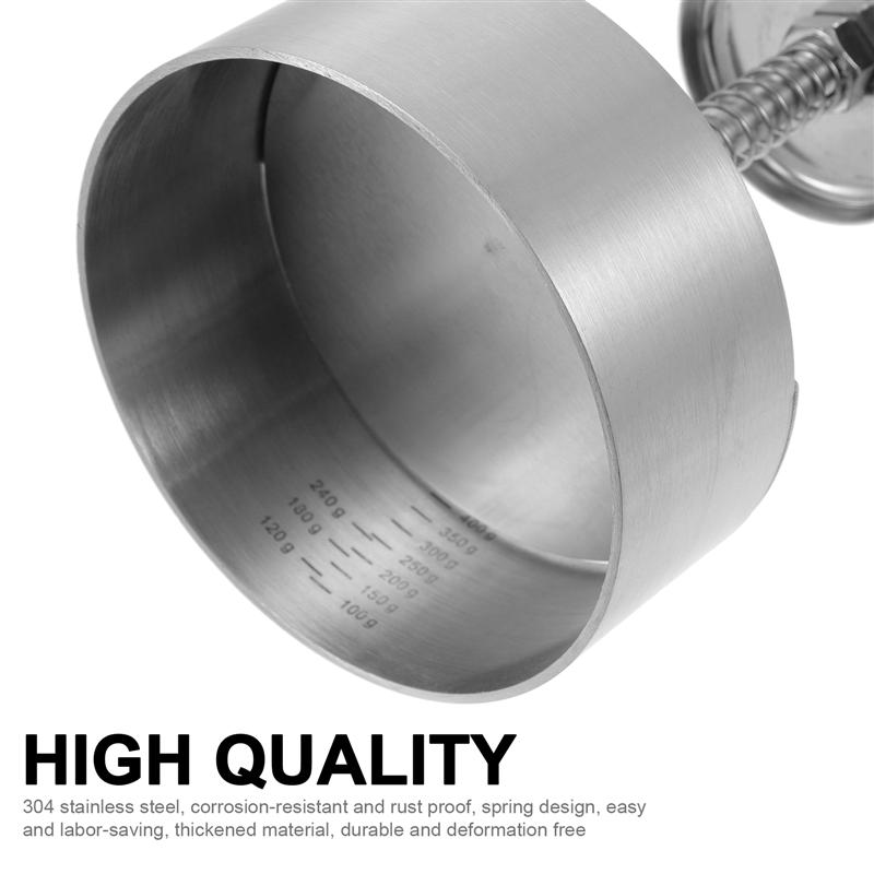 1pc Stainless Steel Burger Meat Presser Burger Press Tool Kitchen Utensil Hamburger Meat Press Steel Meat Press Cake Press