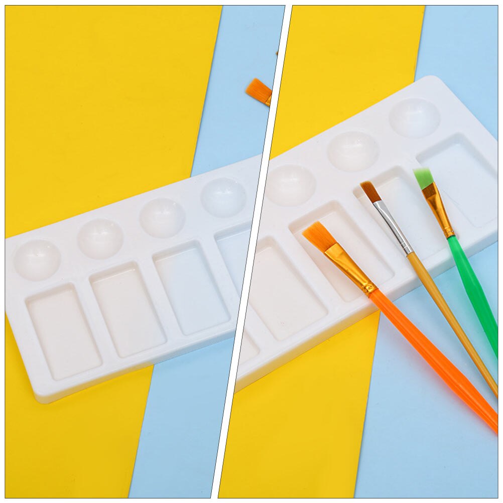 3 Pcs Practical Color Mixing Trays Watercolor Pigment Trays Plastic Pallets