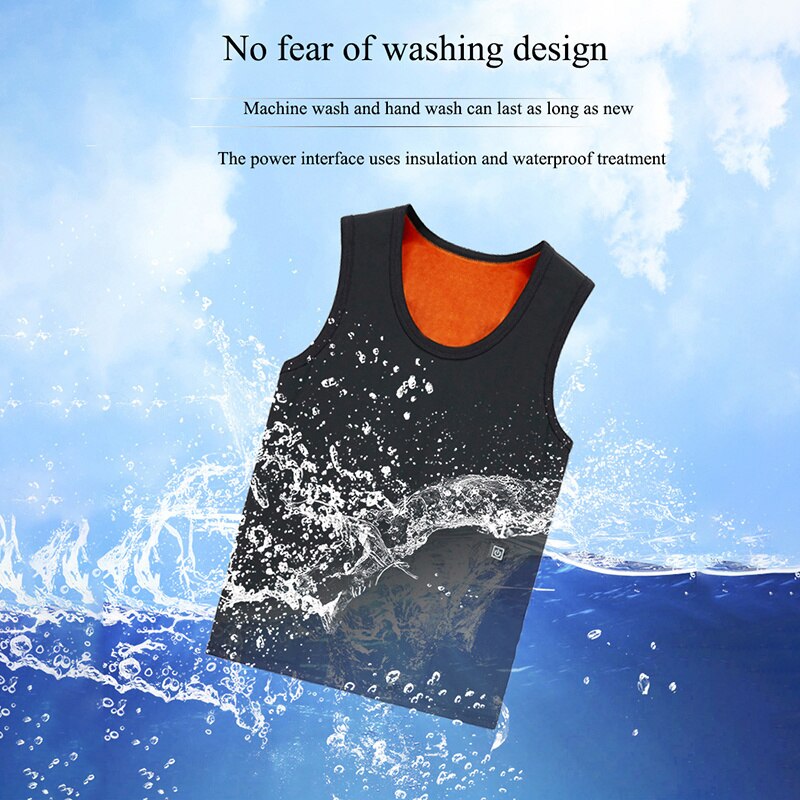Usb Infrarood Elektrische Verwarming Vest Outdoor Thermische Chaleco Verwarmd Lichaam Warmer Winter Drie Zones Slim Verwarming Vest Warm Jassen