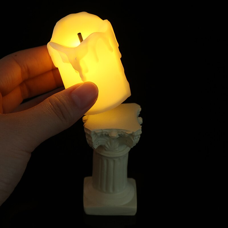 Mini Simulation Römischen Spalten Kerze Für Fotografie Requisiten Studio Schmuck