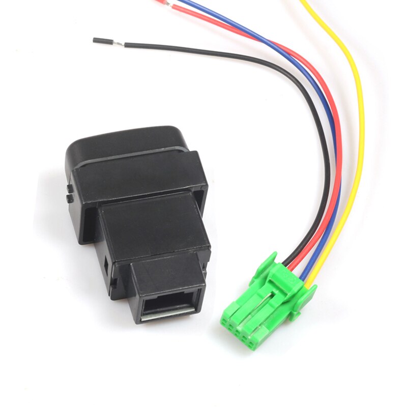 Hyzhauto 1 stk 4 ledninger bil tågelygter kontakt til mitsubishi pajero triton asx lancer 5 pin on-off knap  dc12v