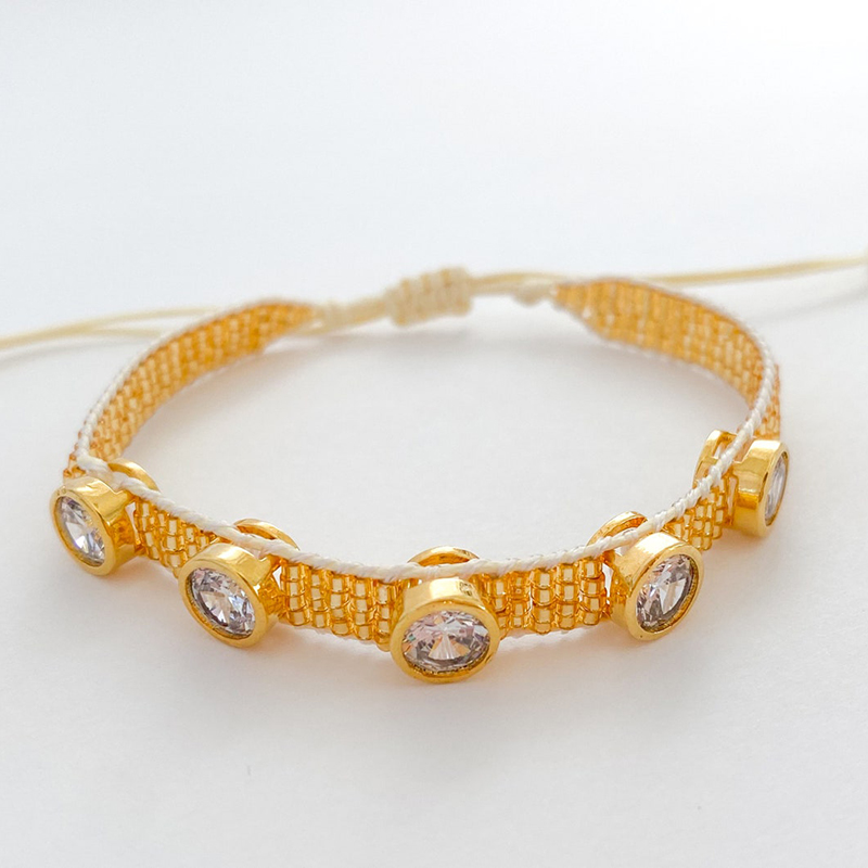 Max Jewel Love Mama Heart Cross Star Charm Bracelet with Lobster Shiny Bling ,18K Gold Plated Jewelry, for Her Party Bar