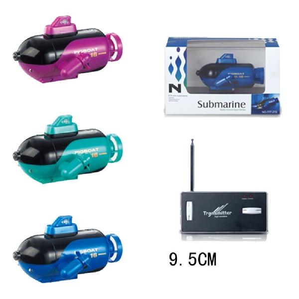 Rc Submarine 777-219 4CH Mini Radio Elektrische Draadloze Power Afstandsbediening Boten Speelgoed Met Licht Kinderen Kid: Default Title