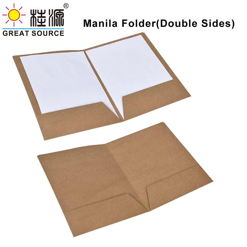 Kraft Manila Folder A4 Project Folder Report Document Files Folders Paper Card Folder(25PCS)