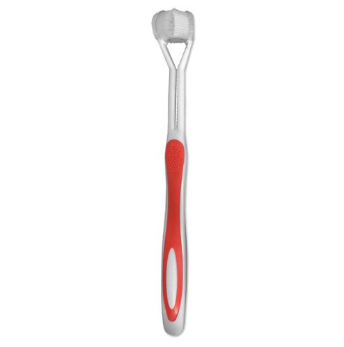 Brosse à dents à trois têtes