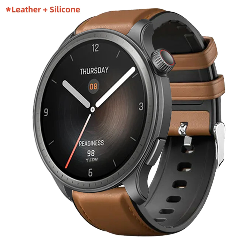 22mm nahkaista silikoniranneketta huami amazfit bip 6 5/ balance/stratos 3/ gtr 4 2e 3 pro/pace -kellolle, ranneke vaihtoranneke: Hiilen musta