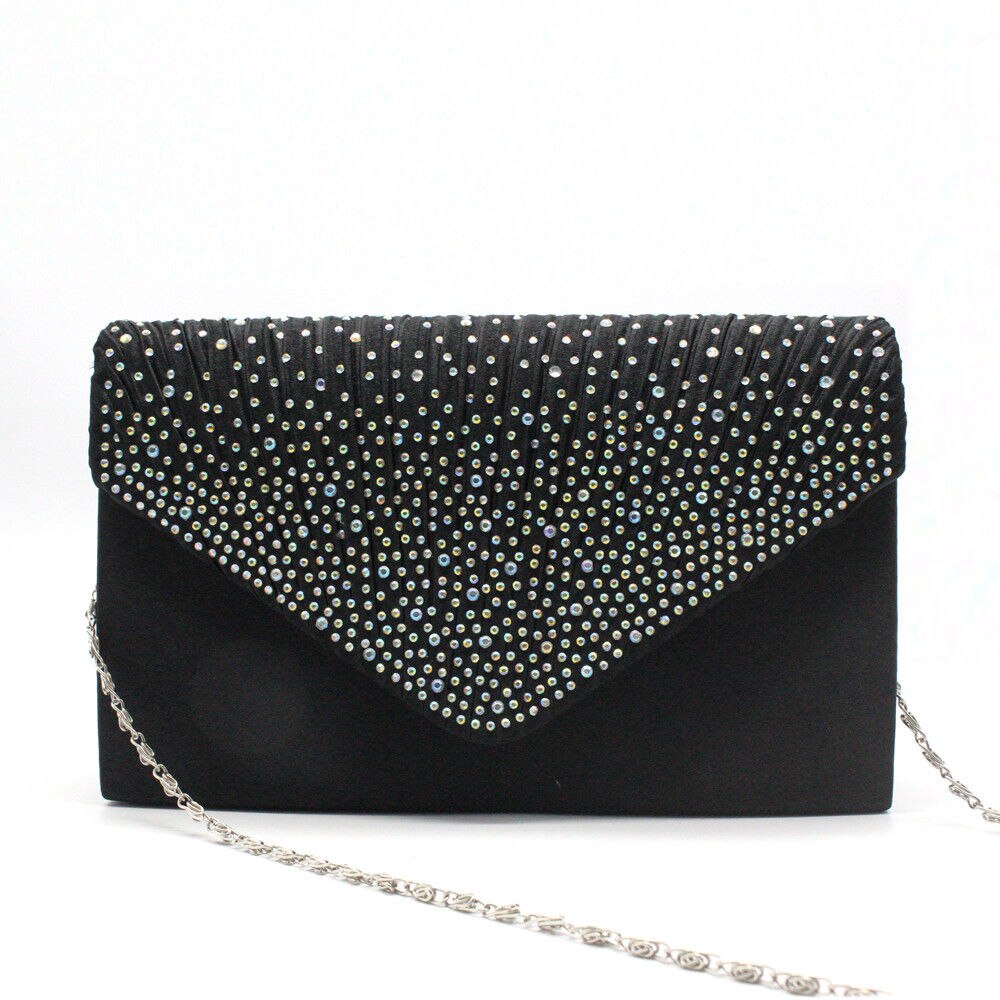 Lady Glitter Evening Handbag Wedding Party Clutch Bag Women Purse Glitter Shiny Envelope Clutch Bag Wedding Bags