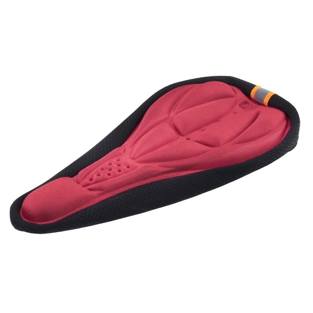 Bicycle Saddle Cushion Soft Thickened Fly Riding Cycling MTB Rode Bike Bicycle Parts Accessory 4 Colors: Red