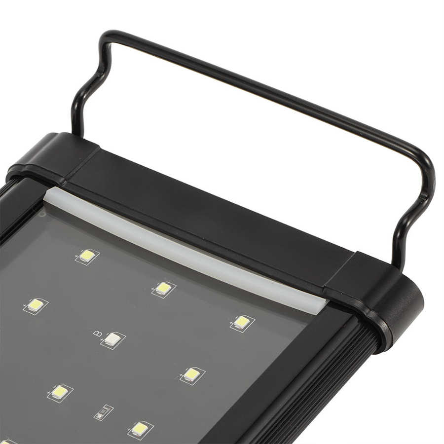 LED Aquarium Light Fish Tank Lighting with Extendable Brackets for Water Plants Lighting US 100V-240V
