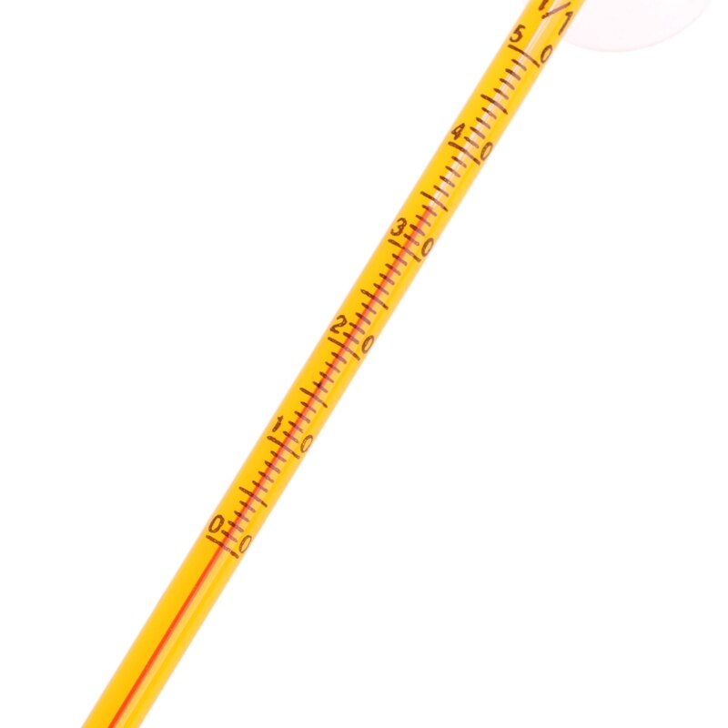 Aquarium Glass Thermometer With Sucker Fish Tank Reptile Box Accessory Supplies 77UD