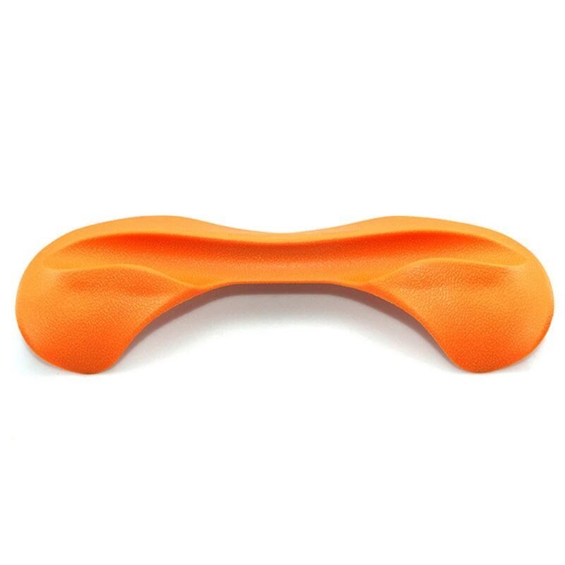 Espesar Barra de sentadillas almohadillas alargamiento cuello y Protección de hombro manga de barra peso cojín de elevación deportes entretener: Naranja
