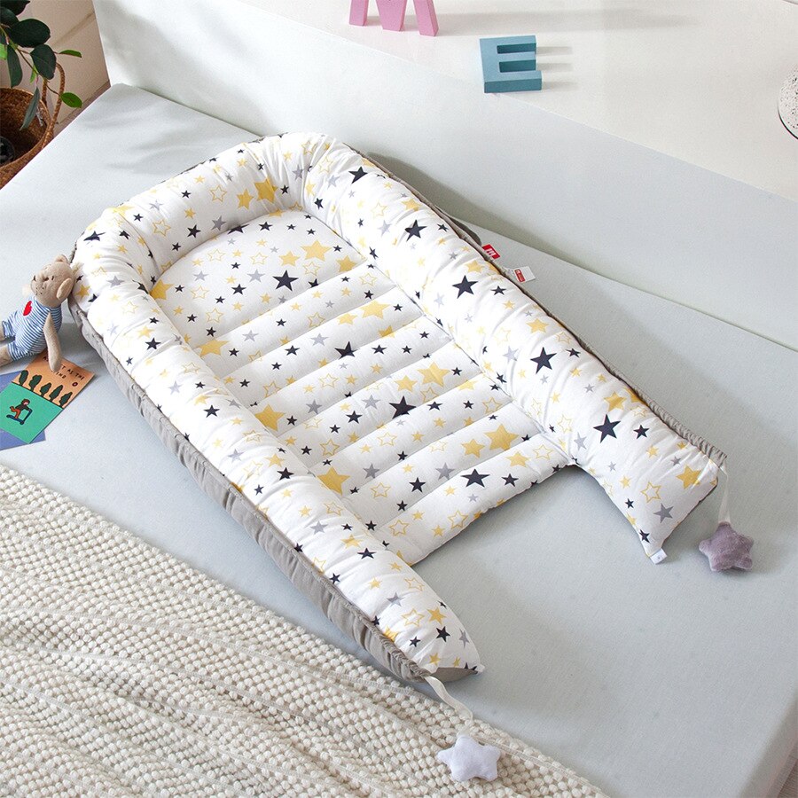 Pasgeboren Baby Bed 50X85Cm Pop Bed Draagbare Baby Katoenen Nest Bed Reizen Babybedje Jongen Meisje Wieg peuter Wieg Bed Baby Wieg