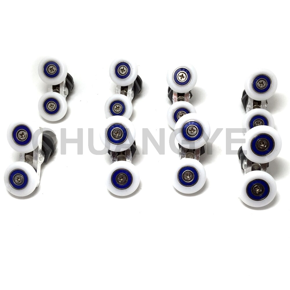 8 X Douche Deur Vervanging Roller Wiel Runner Diameter 27mm