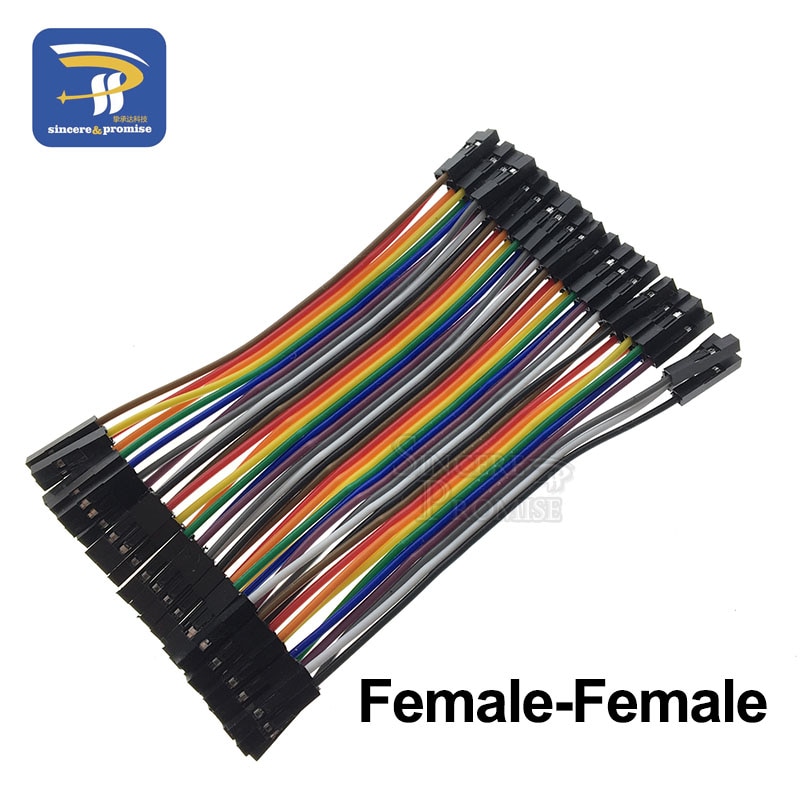 Dupont Line 120pcs 10CM 40Pin Male to Male + Male to Female and Female to Female Jumper Wire Dupont Cable for Arduino DIY KIT: Female-Female 40pcs