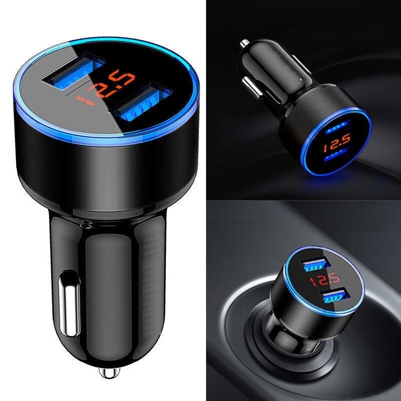 Usb auto led telefoon oplader accessoires voor ford focus 2 3 fiesta mondeo kuga citroen  c4 c5 c3 skoda octavia 2 a7 a5 rapid