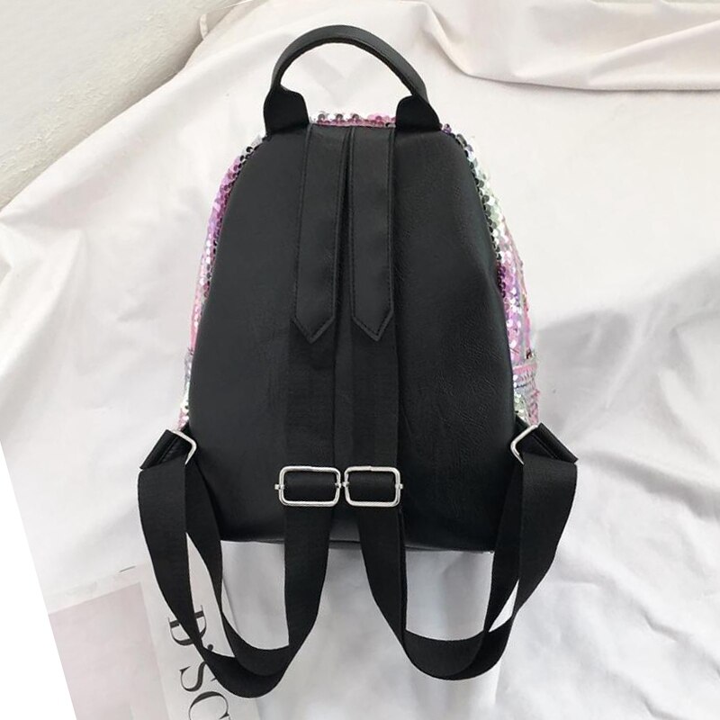 Vrouwen Rugzak Mode Meisje Pailletten School Rugzak Satchel Student Travel Schoudertas Meisjes Bling Rugzak bolsa feminina