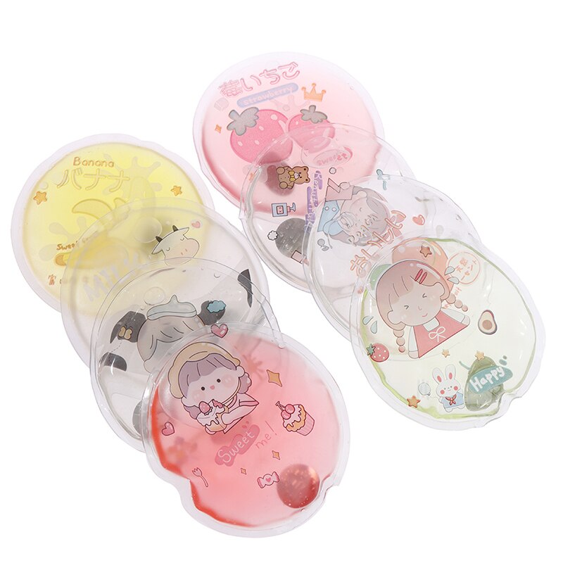 1PC wielokrotnego użytku żelowy ogrzewacz dłoni śliczny zabawny z napisem mini zimowy natychmiastowy pakiet grzewczy cieplej gorąco!