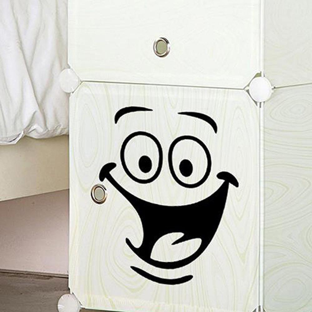Face WC Toilet Decal Room Art Decor Funny Bathroom Kitchen Wall Sticker Wall Sticker Toilet Stickers Wall Poster