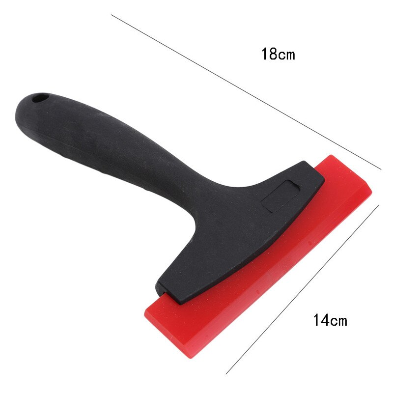 Qili QH-06 Red Rubber Eraser With Handle Scraper Tools Squeegee Vinyl Car Wrap Tools Snow Ice Scraper Window Cleaning Tool