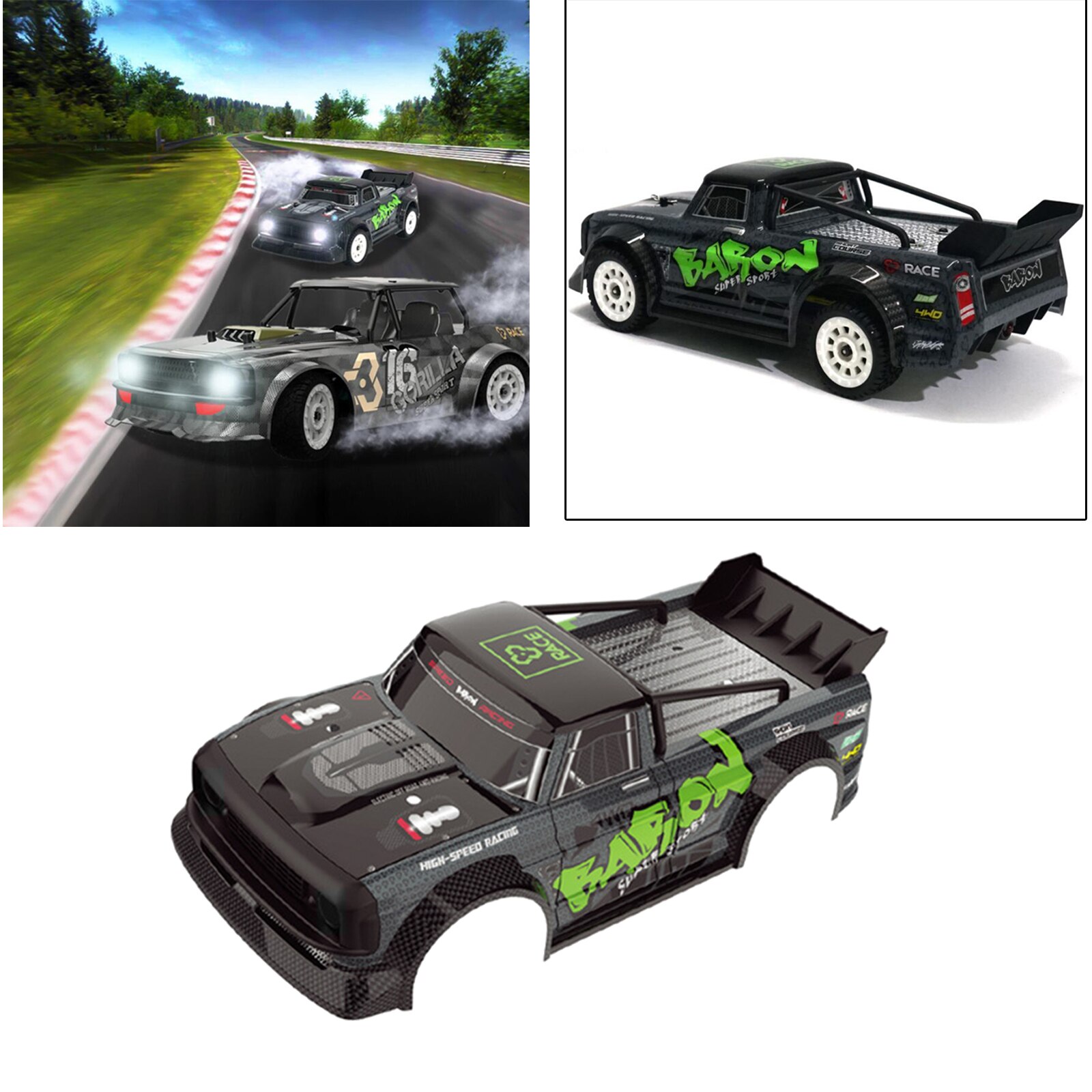 Ersatzkarosserie für sg -1604 1:16 rc-rallye-truck-upgrade-teile