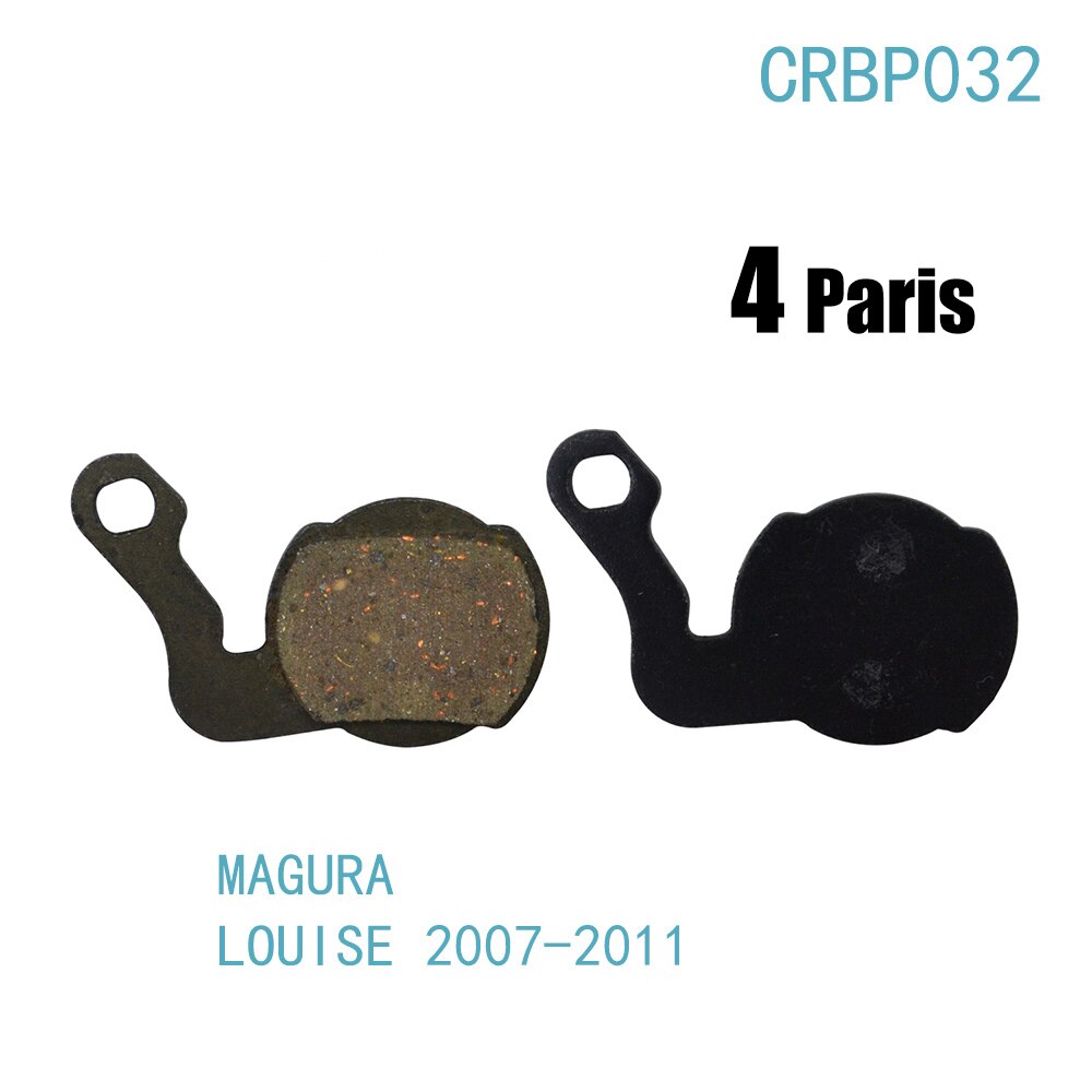 EOOZ 4 Pair Semi - Metallic bicycle DISC BRAKE PADS for Hope TECH X2: CRBP032
