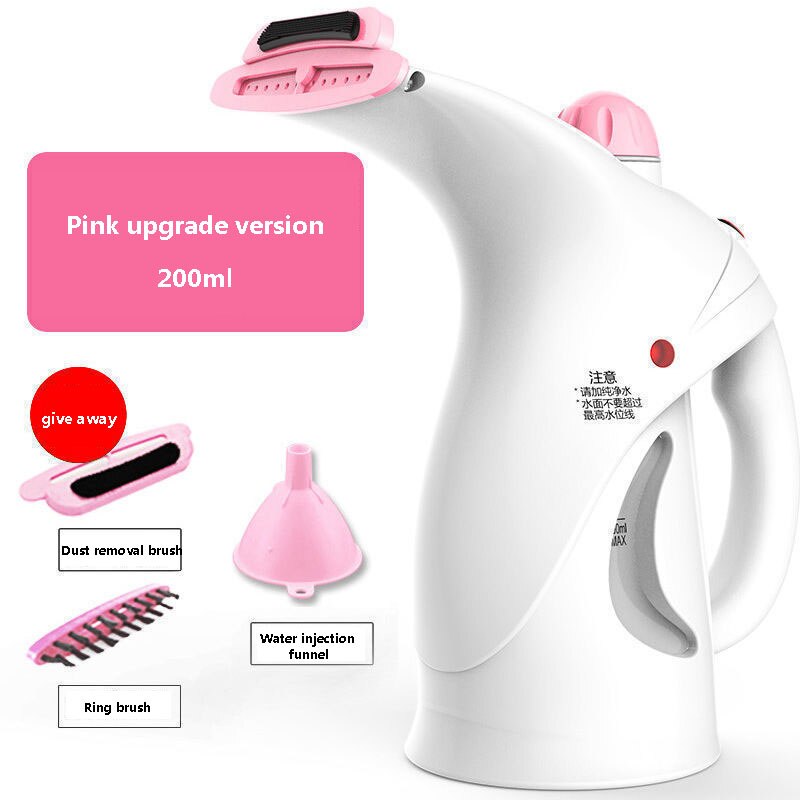 Steam Iron Hand-held Hanging Ironing Machine Household Clothes Ironing Machine Mini Small Portable Clean Wrinkle Removal YZ: Red