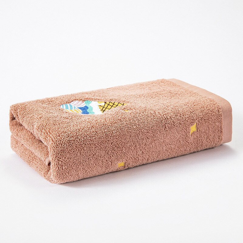 40*90Cm Planeet Katoen Handdoek Borduren Verdikking Mannen En Vrouwen Handdoek Geborduurde Badhanddoek Grote Badstof absorberende Handdoek