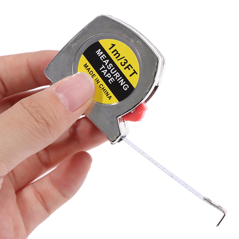 1Pc Retractable Ruler Tape Measure 1m/3ft Sewing Cloth Metric Tailor Tool