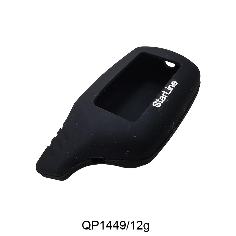 1 Pcs Silicone Autosleutel Case Cover Voor Originele Starline B9/B91/B6/B61/A91/a61/V7 Sleutelhanger Auto Afstandsbediening 2 Weg Alarm: 1 Pcs black