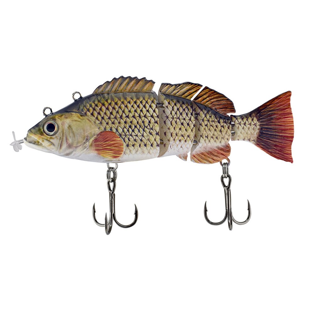 Robotic Fishing Lure Electric Wobbler Electronic Multi Jointed Bait 4 Segments Smart Auto Swimming Fishing Baits Tackle Access: 379