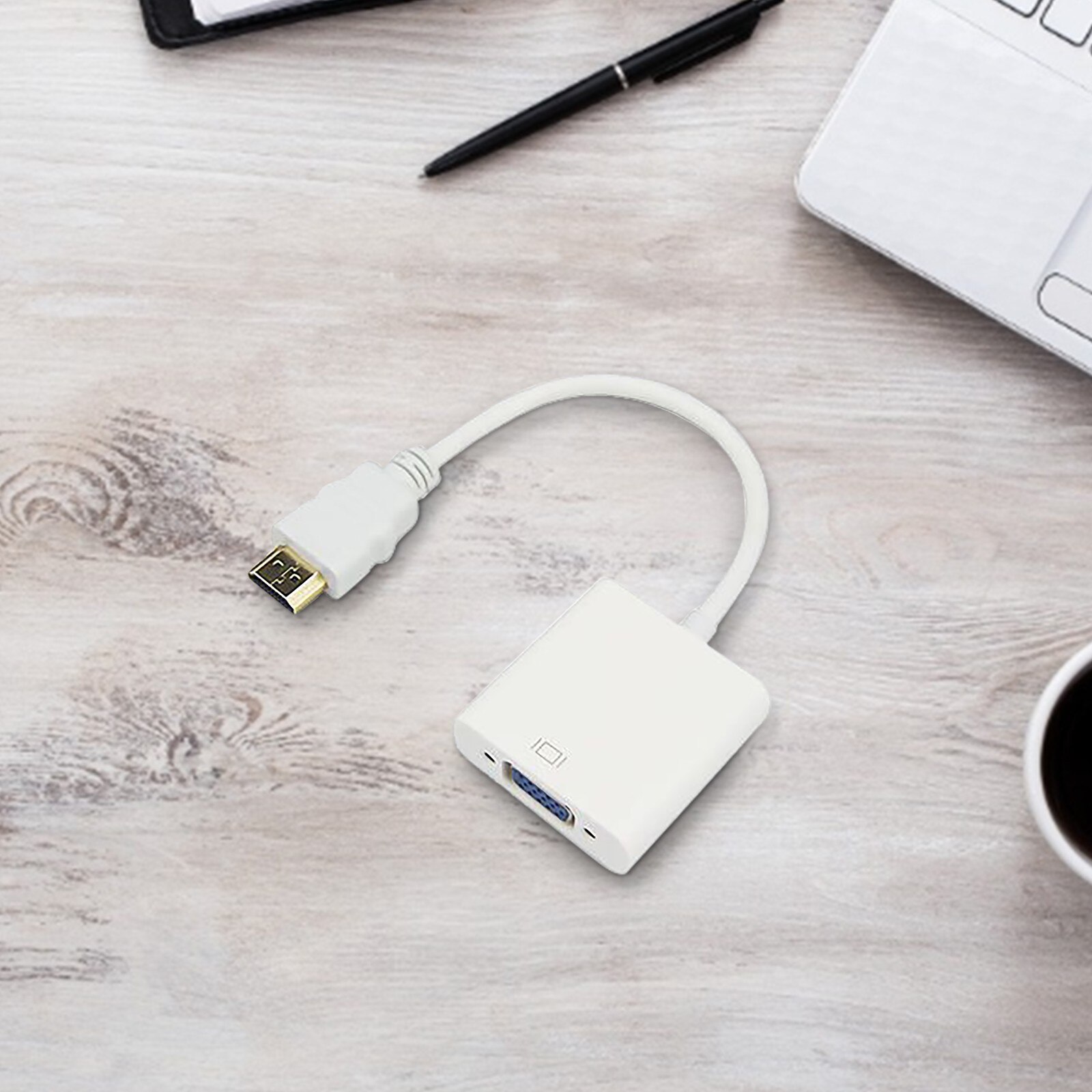 1080P HDMI-compatible Male To VGA Female Video Cord Adapter Cable For HDTV TV PC Converter Cable For Projector Laptop TV Display