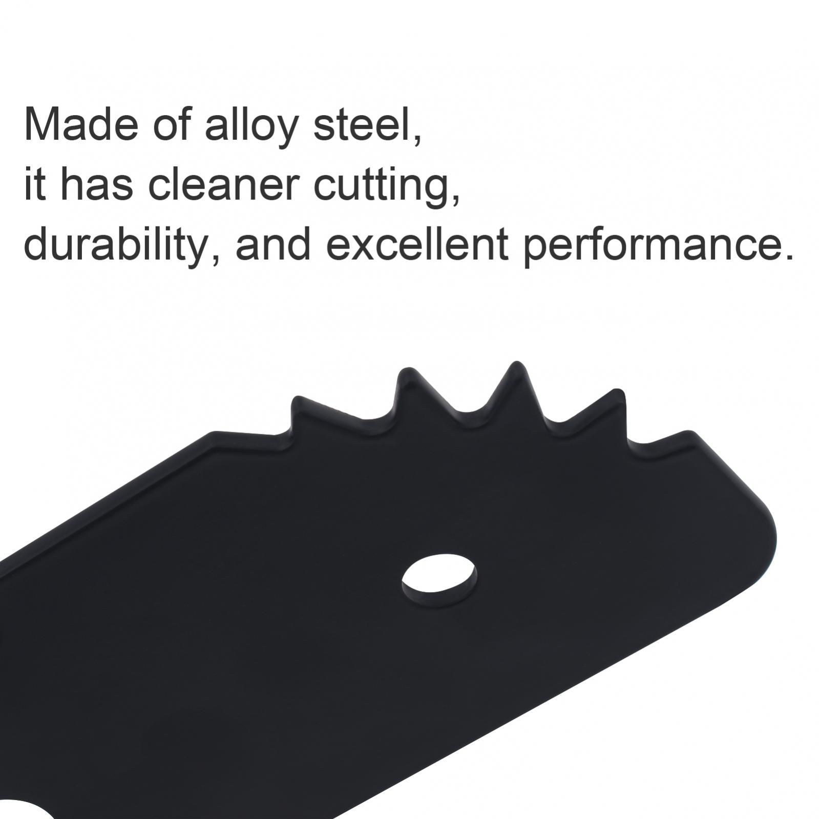 2PCS Edger Blade Electric Grinding Machine Blades Heavy Duty Lawn Edge Blades Replacements Fit for Black /Decker Edge