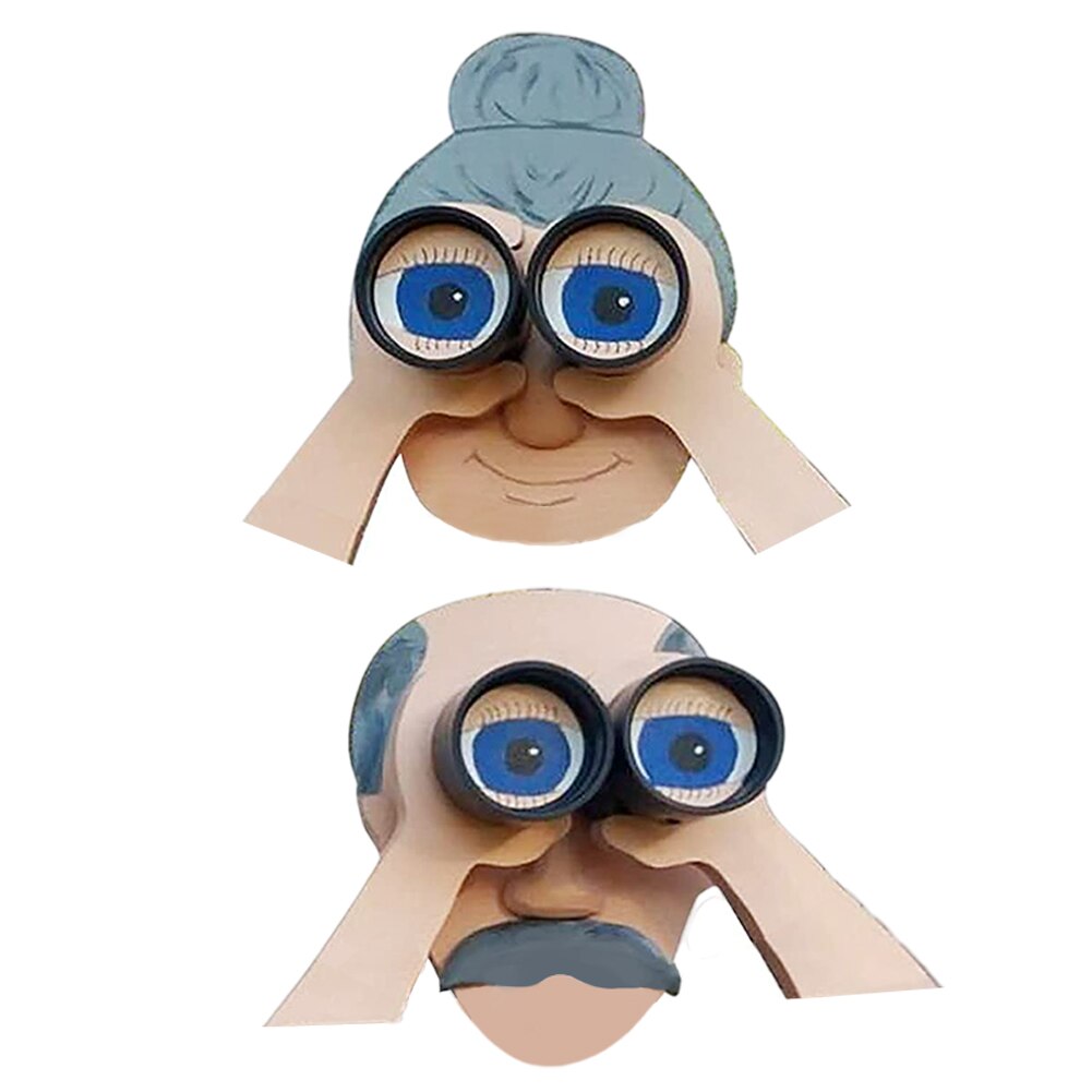 Peeker Garden Fence Decoration Funny Cute Yard Art Sign Yard Old Man Old Lady Outdoor Festivity Garden Decor Ideal Family: Style3