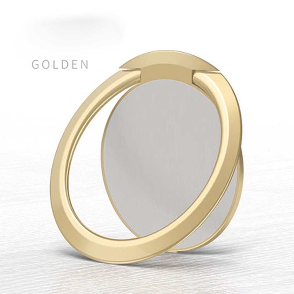 Ultra-thin metal Stent Accessories Mobile Phone Holder Stand Finger Ring Magnetic For cute Cell Smart Phone holder: A22-Gold