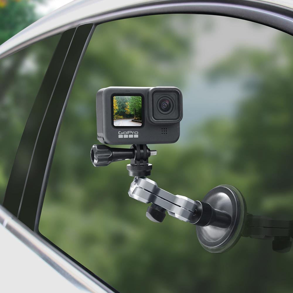 For Pocket 2/GoPro Series/Insta360 One X2/Osmo Action/Osmo Pocket/Insta360 Series Car Suction Cup Adapter Window Camera Mount