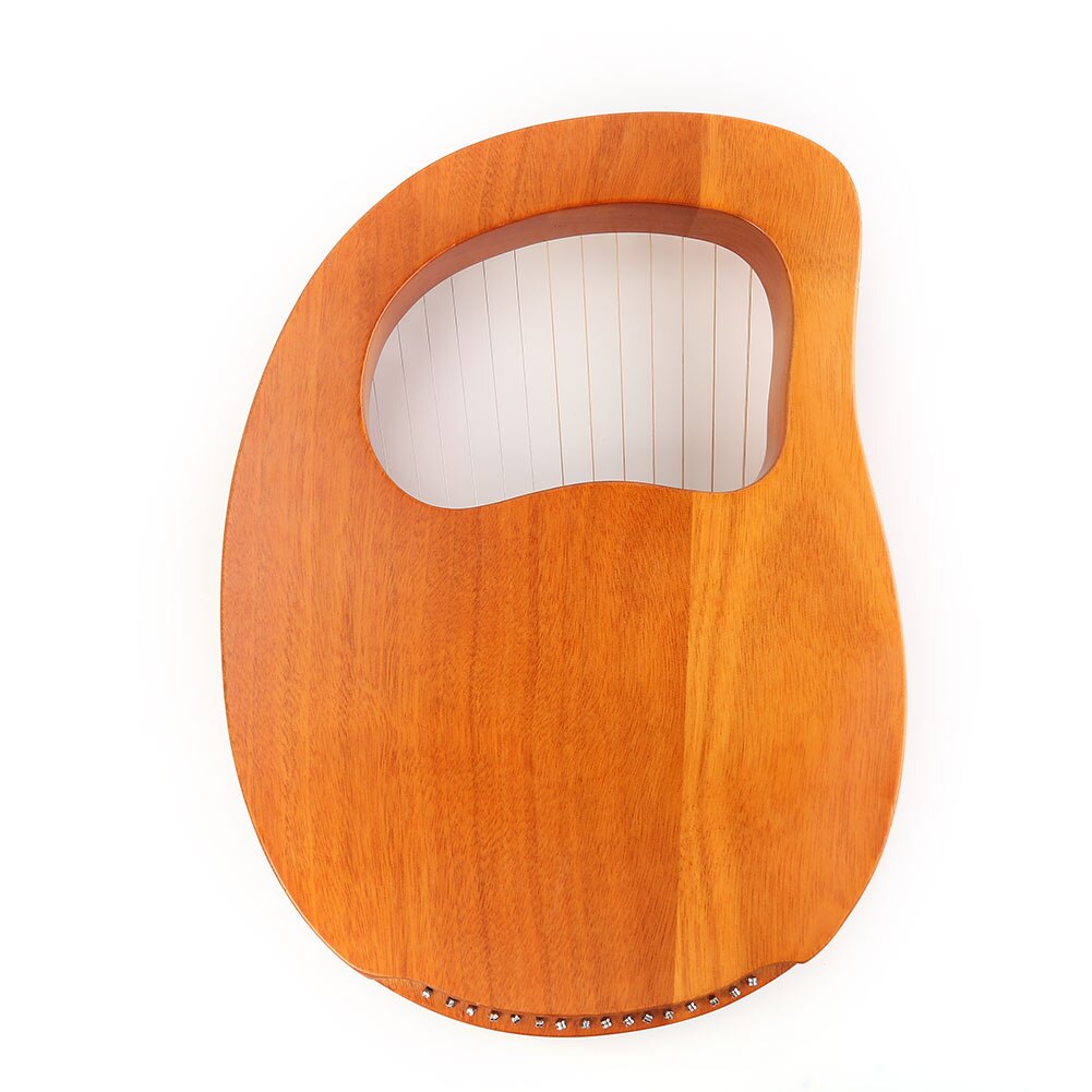 Harp Mahogany Body Musical Instrument Solid Wooden String Musical Instrument Reindeer 16 Strings Mahogany Lyre