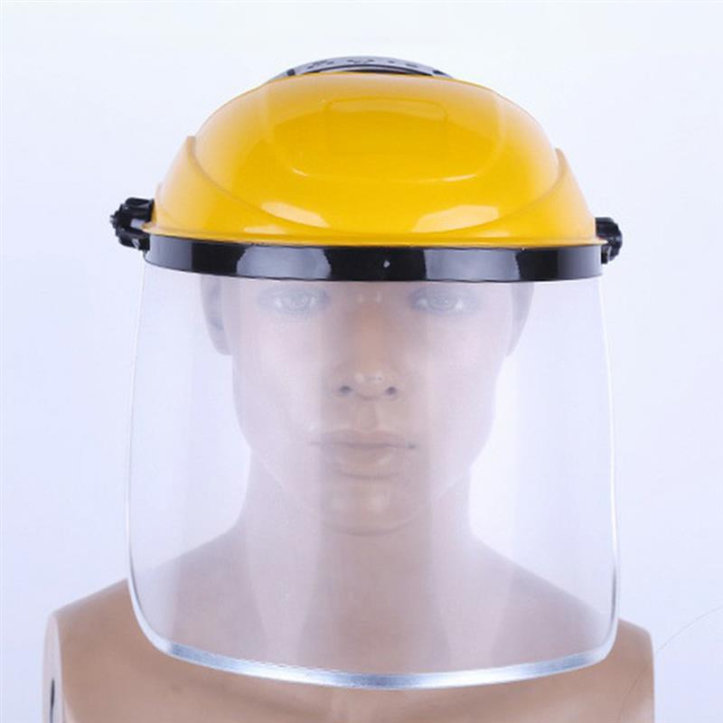 Grinding Helmet Shields Clear Safety Protective Cover Head-mounted Face Eye Shield Screen