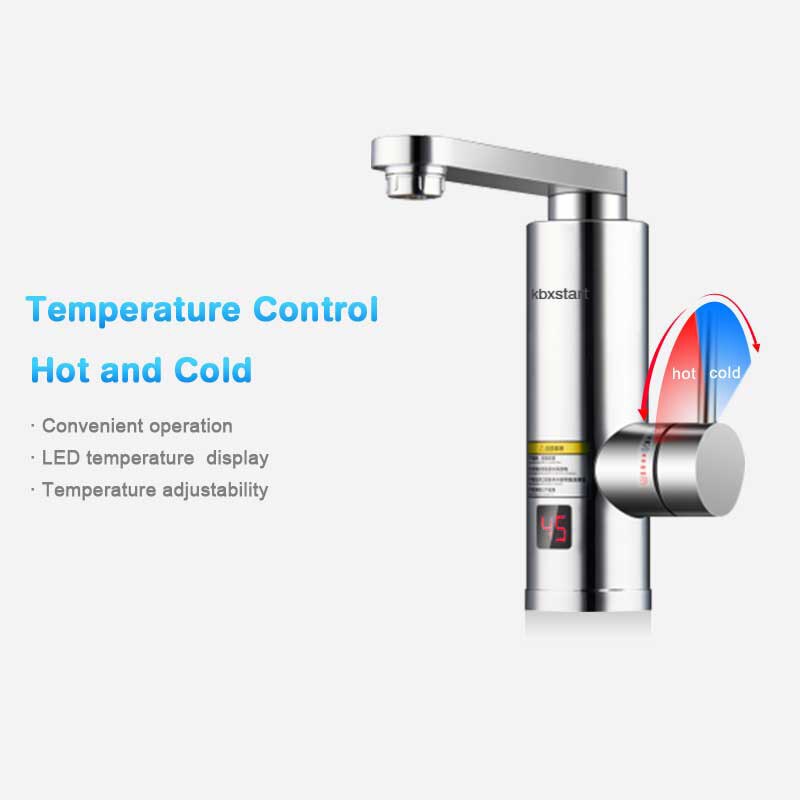Natychmiastowa elektryczna grzałka robić wody z kranu kran ciepłej wody podgrzewacz bezzbiornikowy przepływowy podgrzewacz wody zimny kran grzewczy 220V kuchnia