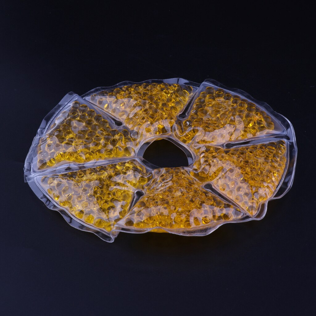 Reusable Gel Pads Cold Breast Nursing Ice Pack for Breastfeeding Relief: Orange