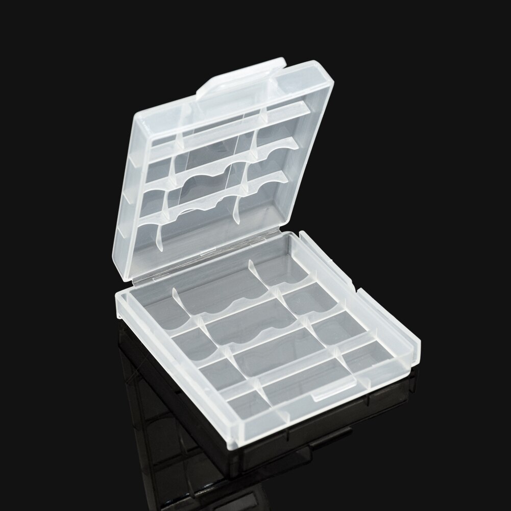 Soshine 6 Different Container Bag Case Elistooop Plastic Case Holder Storage Box Cover for AA AAA Battery Box Organizer Box Case