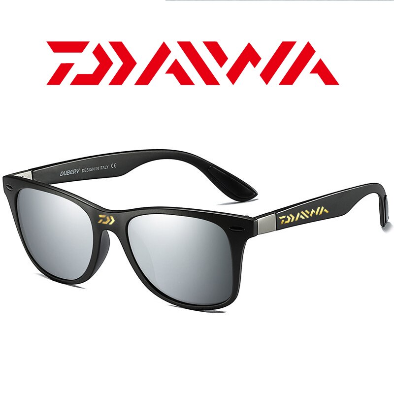 Daiwa Mannen Vissen Gepolariseerde Zonnebril Retro Rijden Rijden Zonnebril Sport Uv Bescherming Zonnebril: Photo Color4