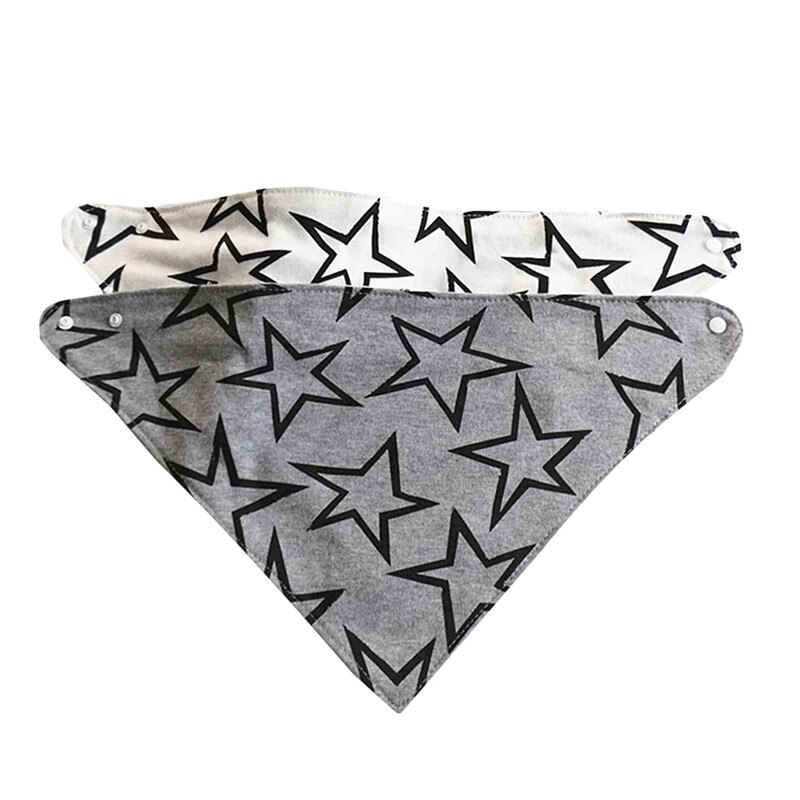 Neue Druck Sterne Baby Handtuch Schal Fütterung Baberos Bandana Baby Mädchen Jungen Lätzchen Kittel Lätzchen rülpsen Tücher