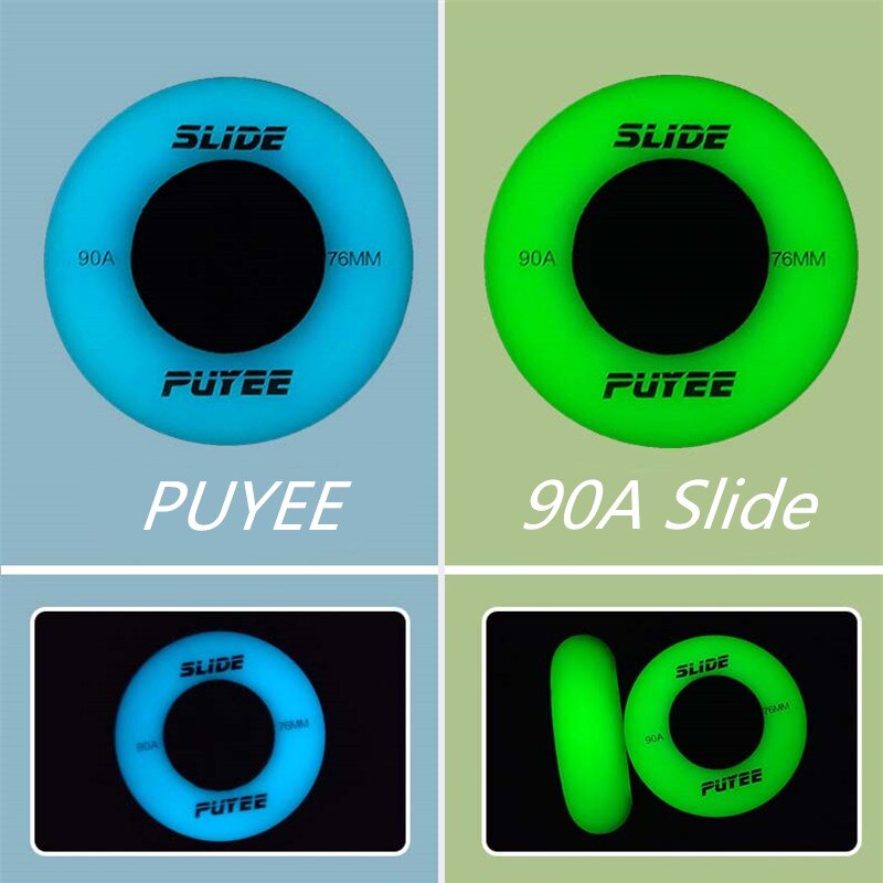 Anti-crack 90A slide wheel for SEBA IGOR KSJ High HV HL 72 76 80 FSK inline skates wheel slalom patines rudas tyre green 4 pcs