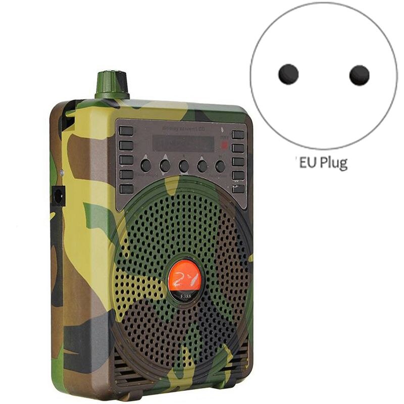 Caça chamariz chamadas de pássaro eletrônico caller camuflagem elétrica caça falante mp3 kit controle remoto