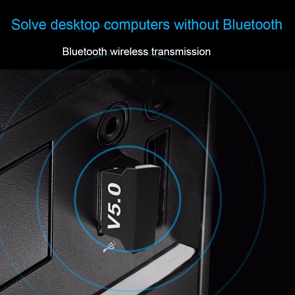 Adaptery USB kompatybilne z Bluetooth Bezprzewodowy adapter komputerowy USB Odbiornik audio Klucze nadajnika do laptopa Mini Sender