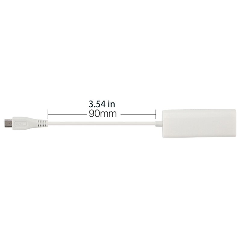 Ethernet Adapter Wired Foldable Micro USB LAN Adapter USB to 10/100 Network Port High Computer Accessories