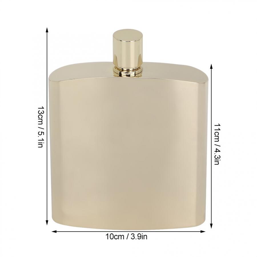 205ml Men's Jug Whiskey Wine Pot Flask Stainless Steel Folding Cup Proof Barware Drink Outdoor Funnel