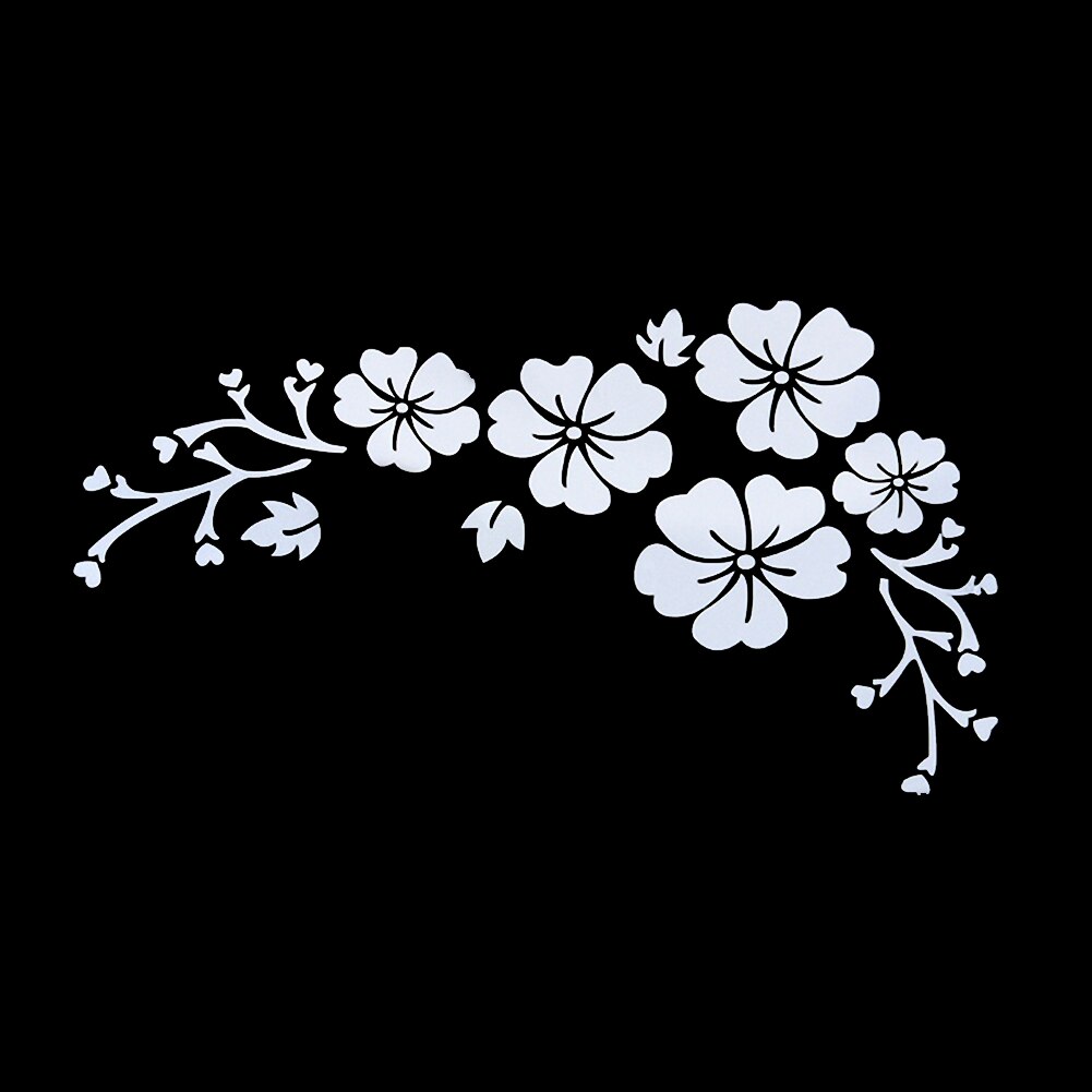 Bloem bloesem auto sticker auto vrachtwagen bumper deur raam decoratie