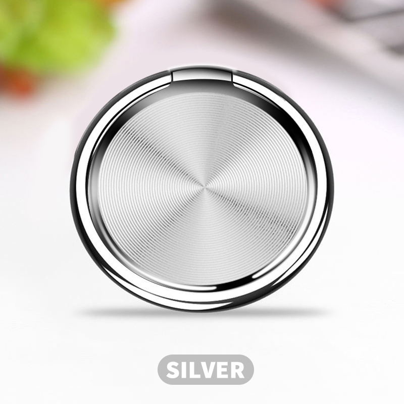 Anillo de soporte magnético para teléfono móvil, accesorio de apoyo para el coche, carcasa automática, mangnet: B-Silver